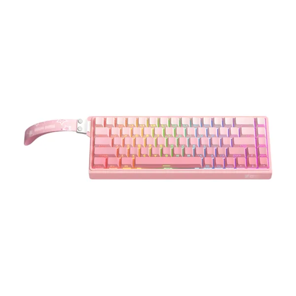 Teclado magnético Onikuma G69 RGB 8 kHz rosa